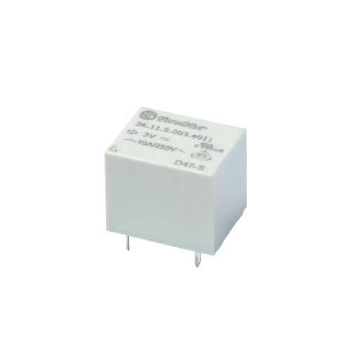 Finder PCB Mount Relay, 3V dc Coil, 10A Switching Current, SPDT