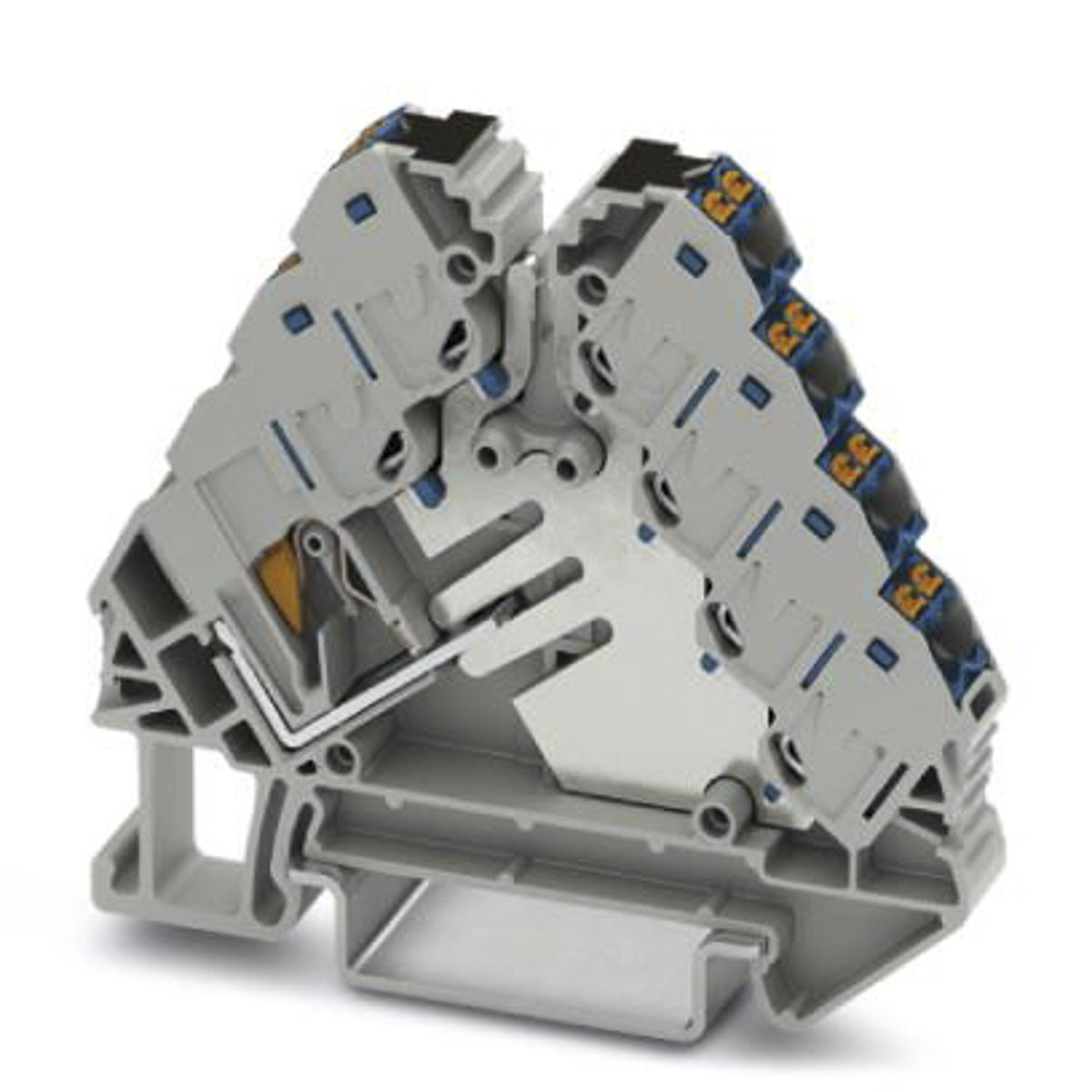 Phoenix Contact PTRVB Series PTRVB 4-FI /BU Distribution block, 13-Way, 1.75 A @ 1.5 mm², 32 A @ 4 mm², 26 → 14