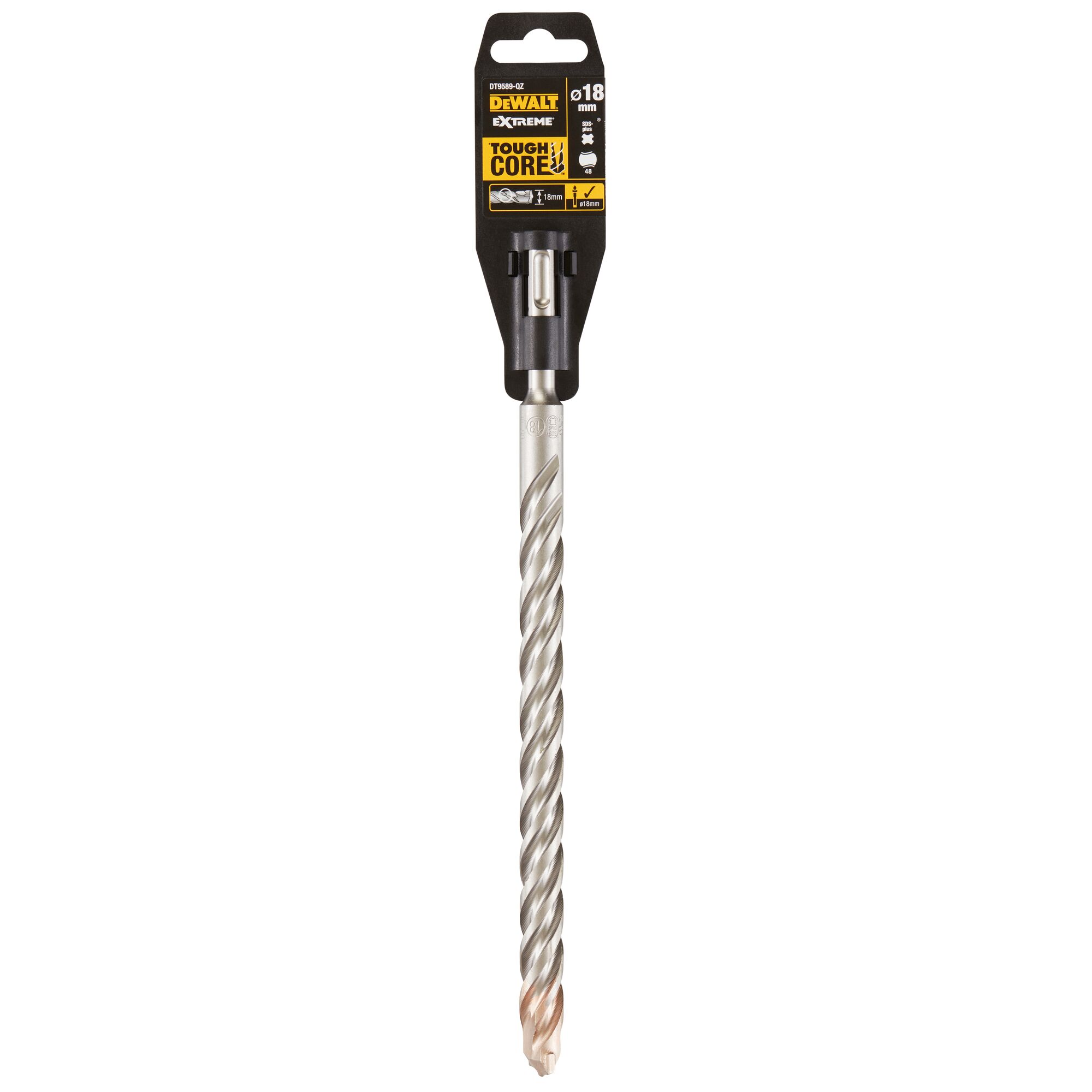 DeWALT DT958 Series SDS Drill Bit for Concrete, 18mm Diameter, 300 mm Overall
