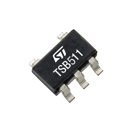TSB511ILT STMicroelectronics, Operational Amplifier, 6 MHz, 5-Pin 36 V SOT-23-5