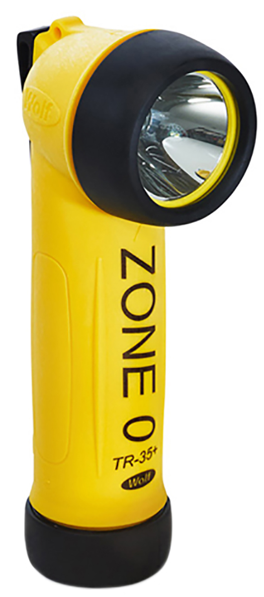 Wolf Safety TR ATEX, IECEx LED Torch Yellow 130 lm, 200 mm