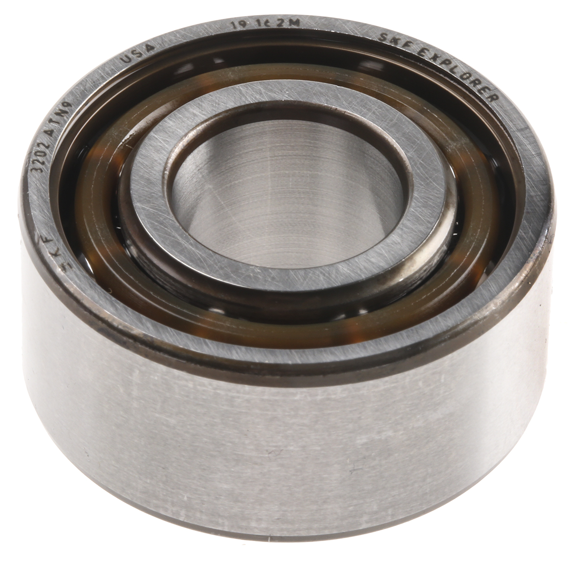SKF 3202A 2 Row Ball Bearing - 15 mm ID, 35 mm OD 15.9 mm Race Width