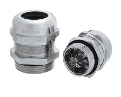 Lapp SKINTOP Series Metallic Nickel Plated Brass Cable Gland, PG9 Thread, 3mm min., 8mm max., IP68