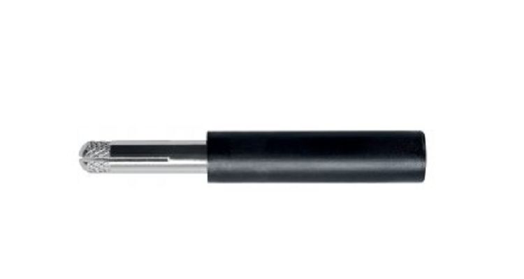 Schutzinger Red Banana adapter With Nickel Plated contacts and Nickel Plated - Socket Size: 4mm