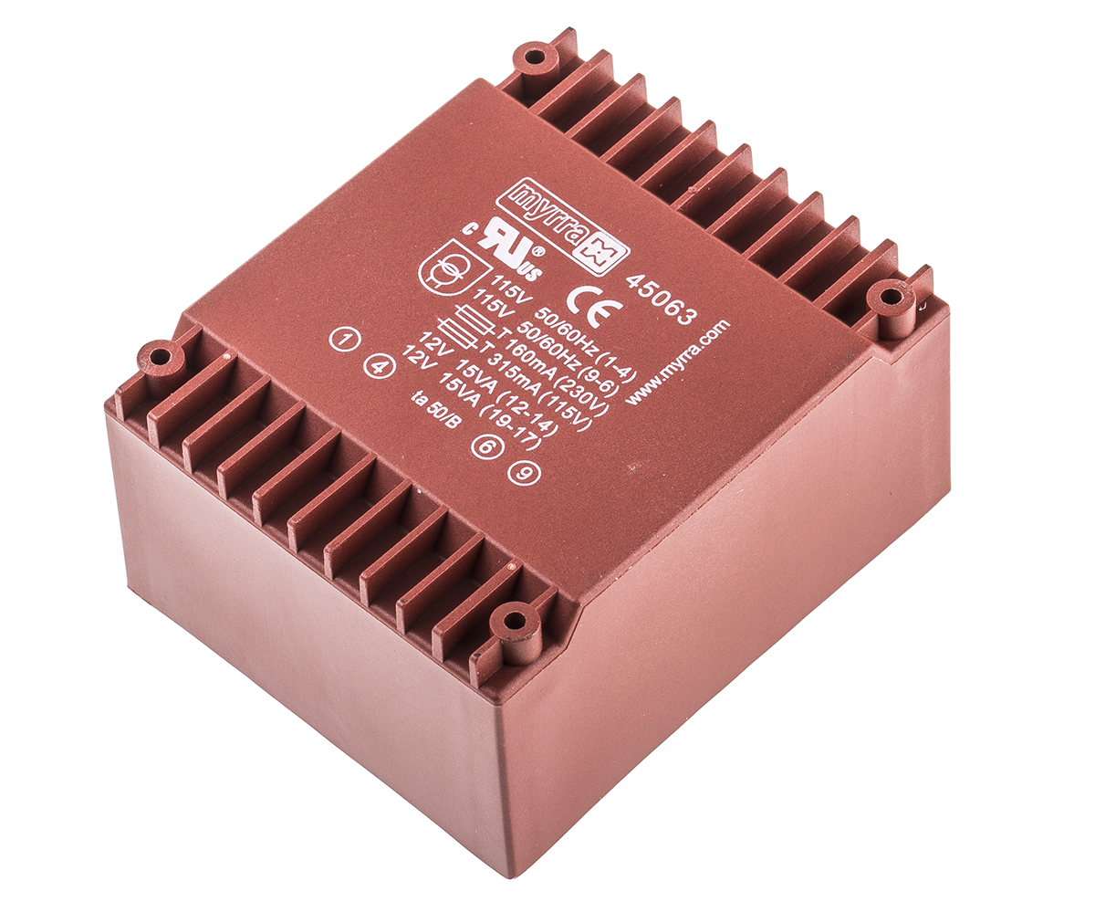 Myrra 12V ac 2 Output Through Hole PCB Transformer, 30VA
