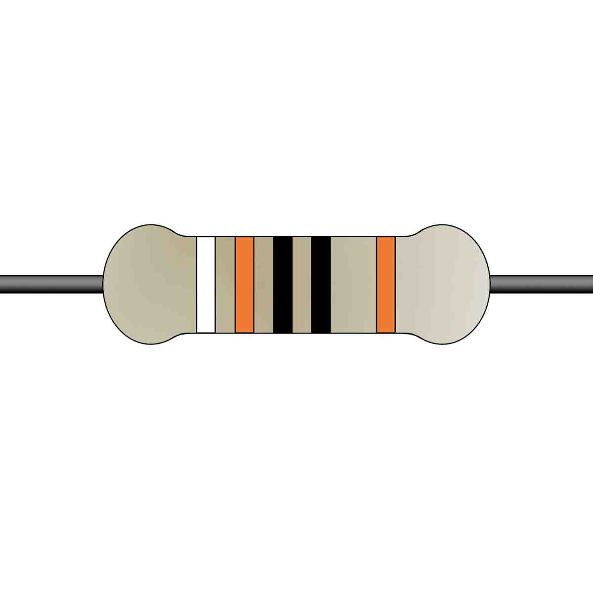 Yageo 910Ω Metal Film Fixed Resistor 0.5W ±1% MFR50SFTE52-910R