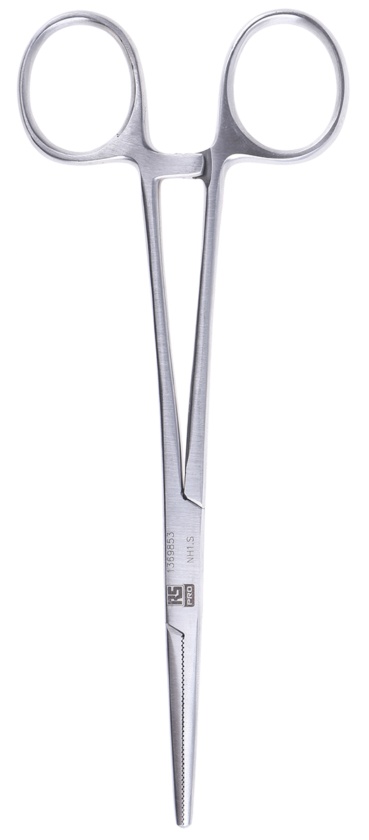 RS PRO 162 mm Stainless Steel Clamp Scissors