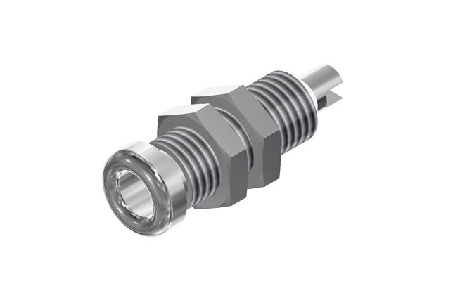 Hirschmann Test & Measurement Silver Female Banana Socket, 4 mm Connector, Solder Termination, 16A, 60V dc, Nickel