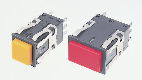 Indicator Lens Rectangle Style, Red