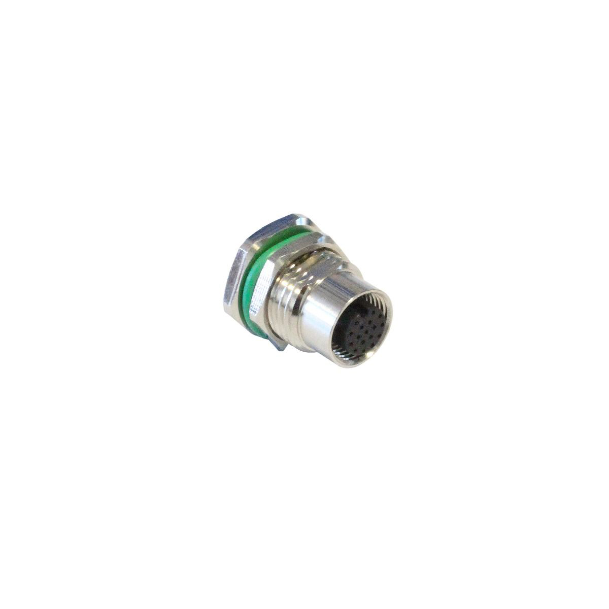 Bulgin Circular Connector, 17 Contacts, Panel, M12 Connector, Plug, Male, IP67, Buccaneer M12 Series