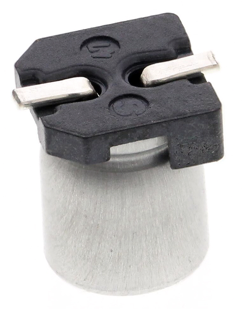 Panasonic 10μF Surface Mount Polymer Capacitor, 10V dc