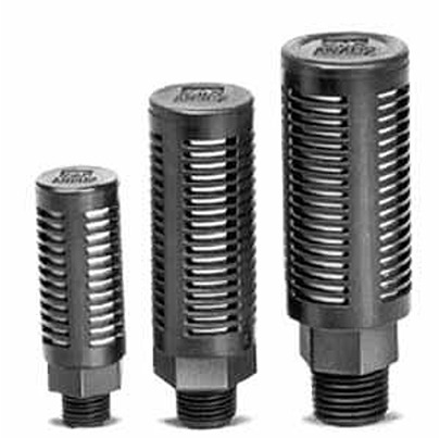 SMC AN Series Flame Resistant PP 1MPa Pneumatic Silencer, Threaded, 3/4 in