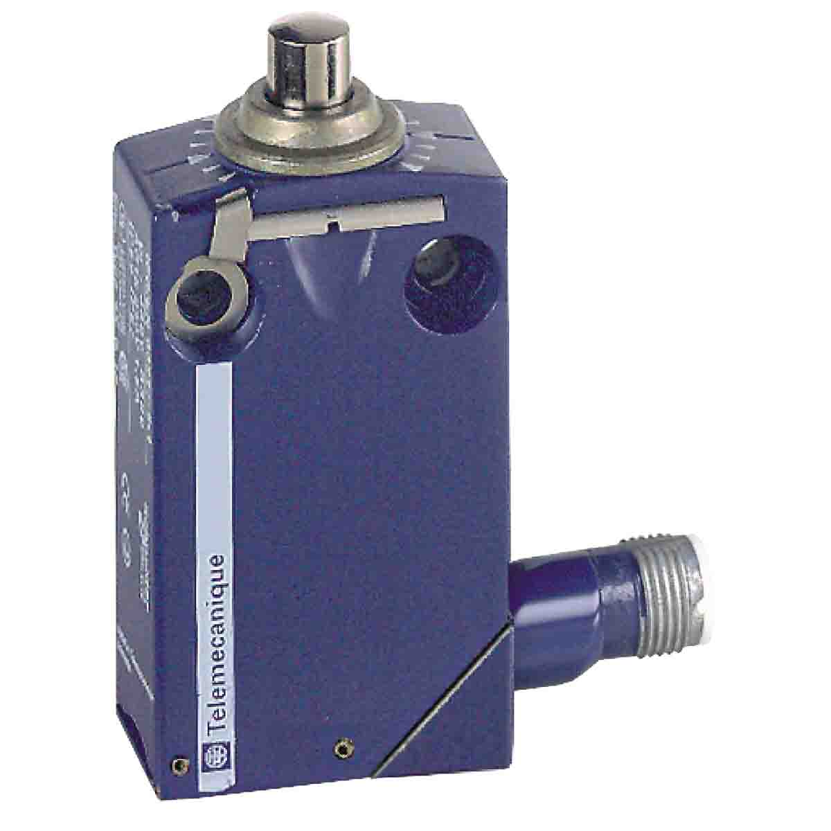 Telemecanique Sensors XCMD Series Plunger Limit Switch, 1NC/1NO, IP66, IP67, IP68, DPST, Zinc Alloy Housing, 50V ac