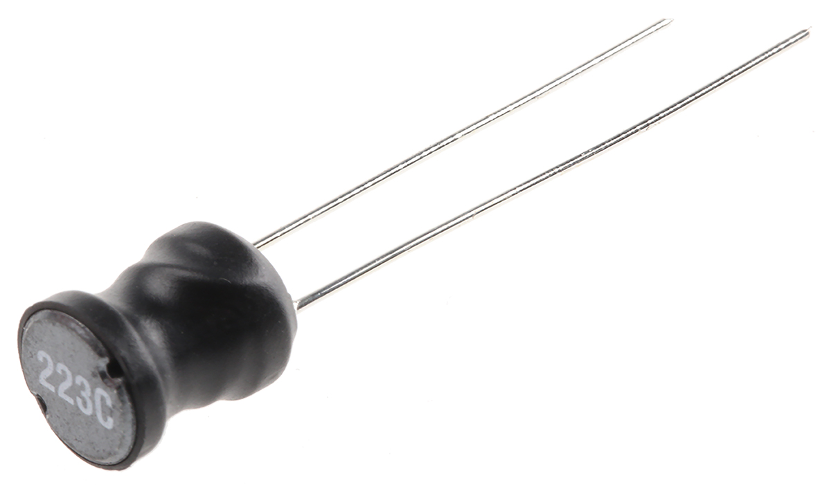 Murata 22 μH ±10% Radial Inductor, Max SRF:1kHz, 2A Idc, 70mΩ Rdc, 1300R