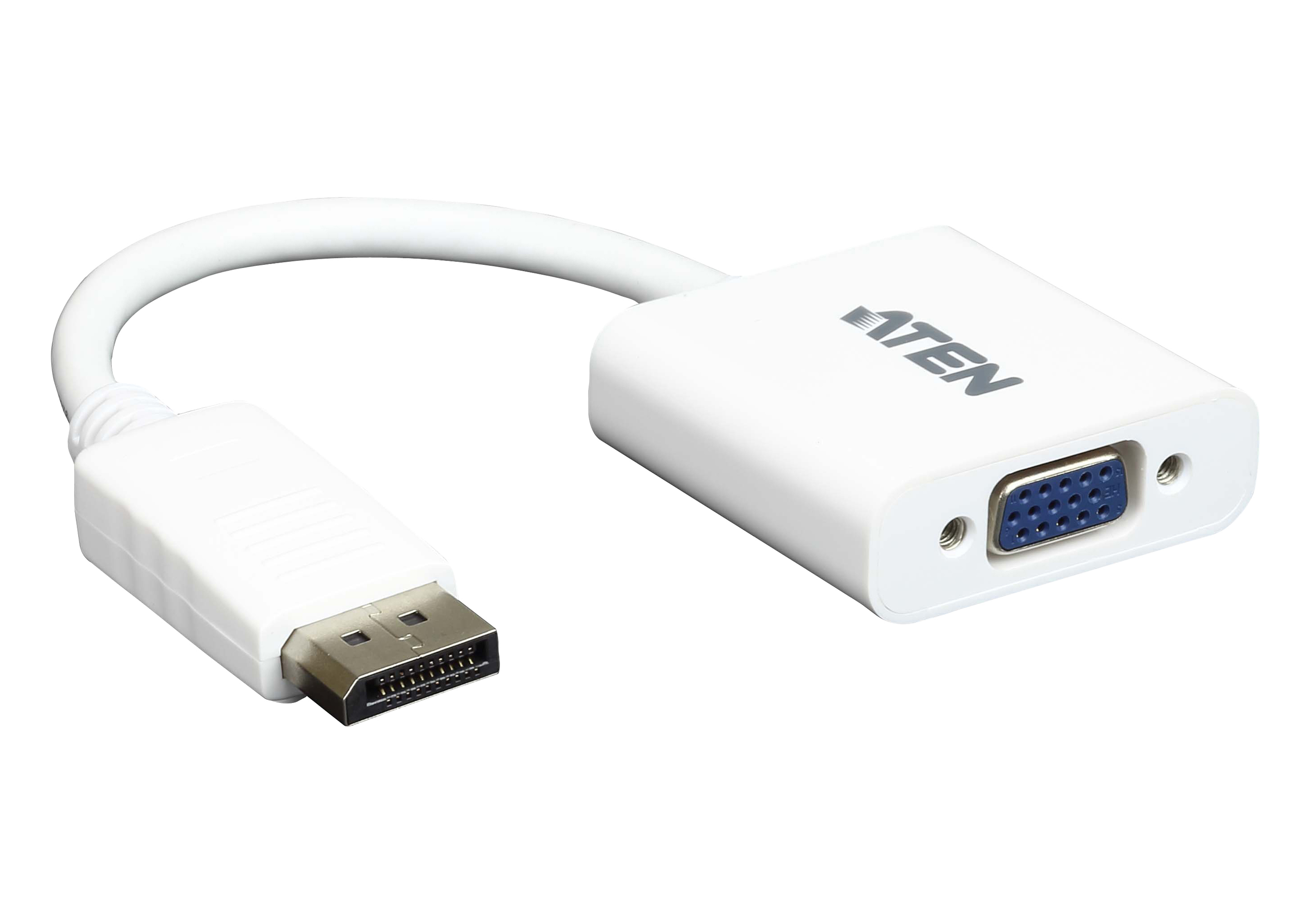 Aten DisplayPort to VGA Adapter, 1920 x 1200 Maximum Resolution
