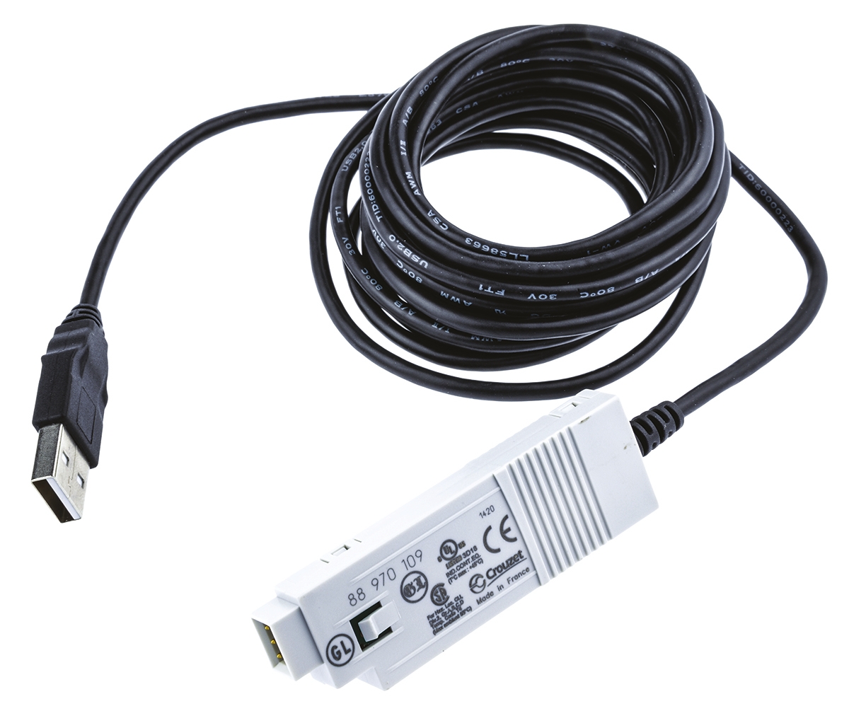 Crouzet PLC Cable for Use with Millenium III Series