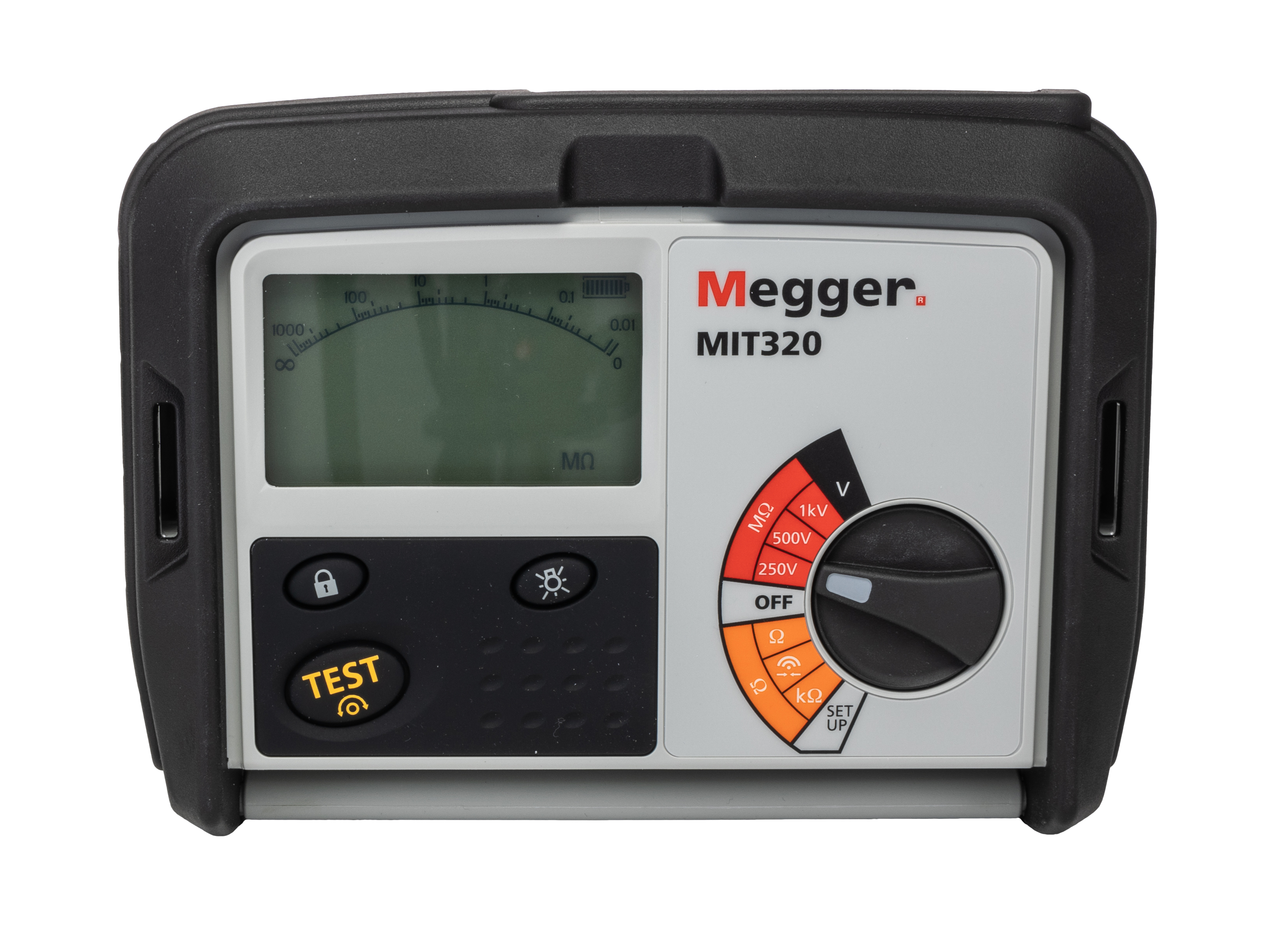 Megger MIT320 Insulation & Continuity Tester, 250V Min, 1000V dc Max, 999MΩ Max, CAT III 600V - RS Calibration
