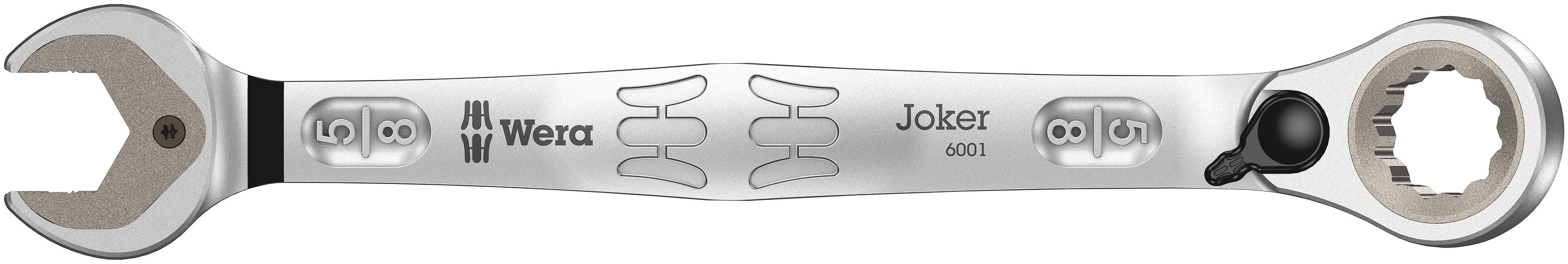 Wera Joker Series Combination Ratchet Spanner, 5/8in, Imperial, Double Ended, 213 mm Overall