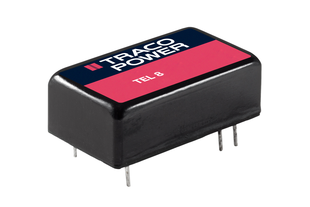 TRACOPOWER TEL 8 DC-DC Converter, 12V dc/ 665mA Output, 9 → 18 V dc Input, 8W, Through Hole, +80°C Max Temp