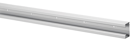 Planet-Wattohm Logix Grey Dado Trunking - Closed Slot, W85 mm x D50mm, L2m, Aluminium