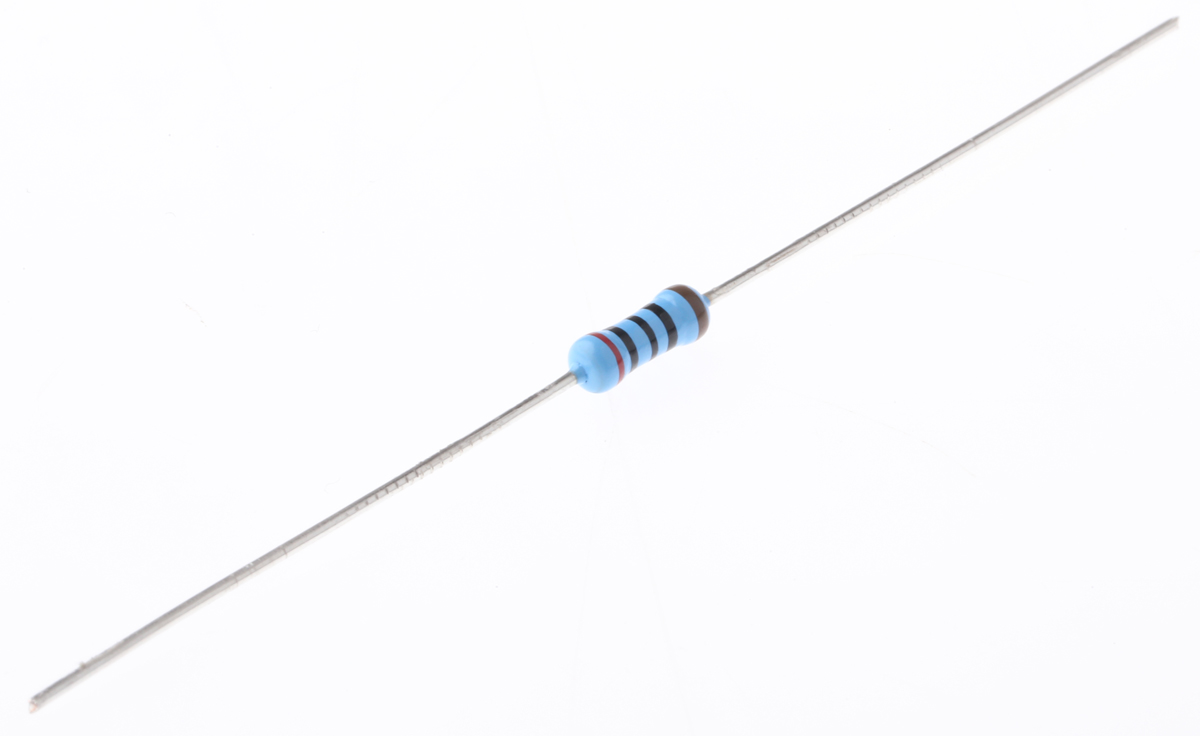 Vishay MBB0207 Series Axial Thin Film Fixed Resistor 200Ω ±1% 0.6W ±50ppm/°C