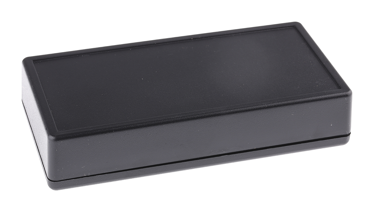 Hammond 1599 Series Black Flame Retardant ABS Enclosure, IP54, Black Lid, 170 x 85 x 34mm