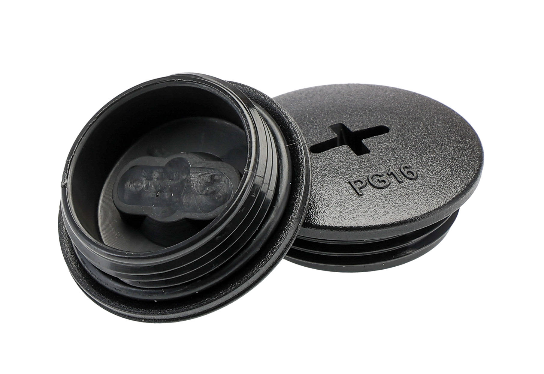 Alpha Wire Blanking Plug, PG16, Plastic, 27mm Diameter, Threaded