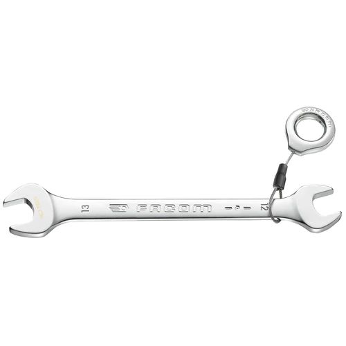 Facom 44 Series Double Ended Open Spanner, 10mm, Metric, Double Ended, 152 mm Overall