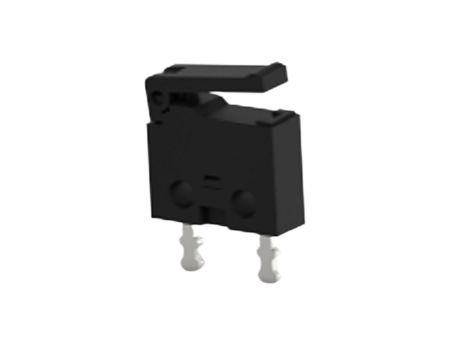 TE Connectivity Lever Snap Action Micro Switch, PCB Terminal, 0.5A at 30VDC, SPST