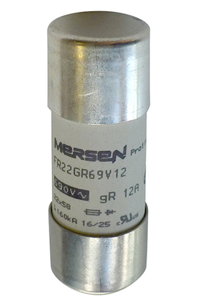 Mersen 80A FF Ceramic Cartridge Fuse, 22 x 58mm