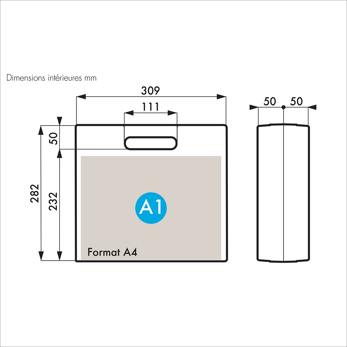 Gard Plasticases Rétro Plastic Equipment case, 327 x 294 x 105mm