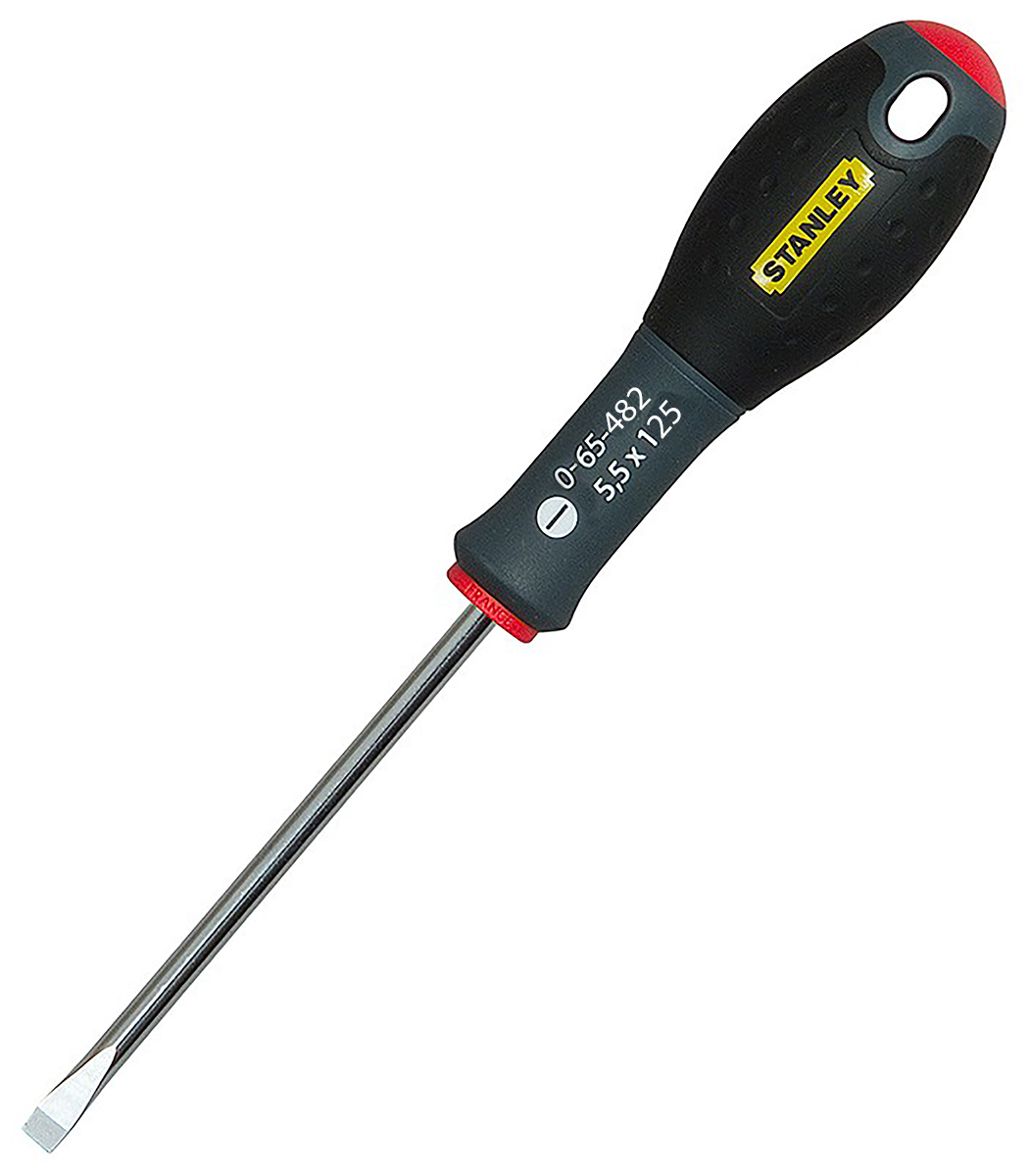 Stanley Slotted  Screwdriver, 5.5 mm Tip, 125 mm Blade
