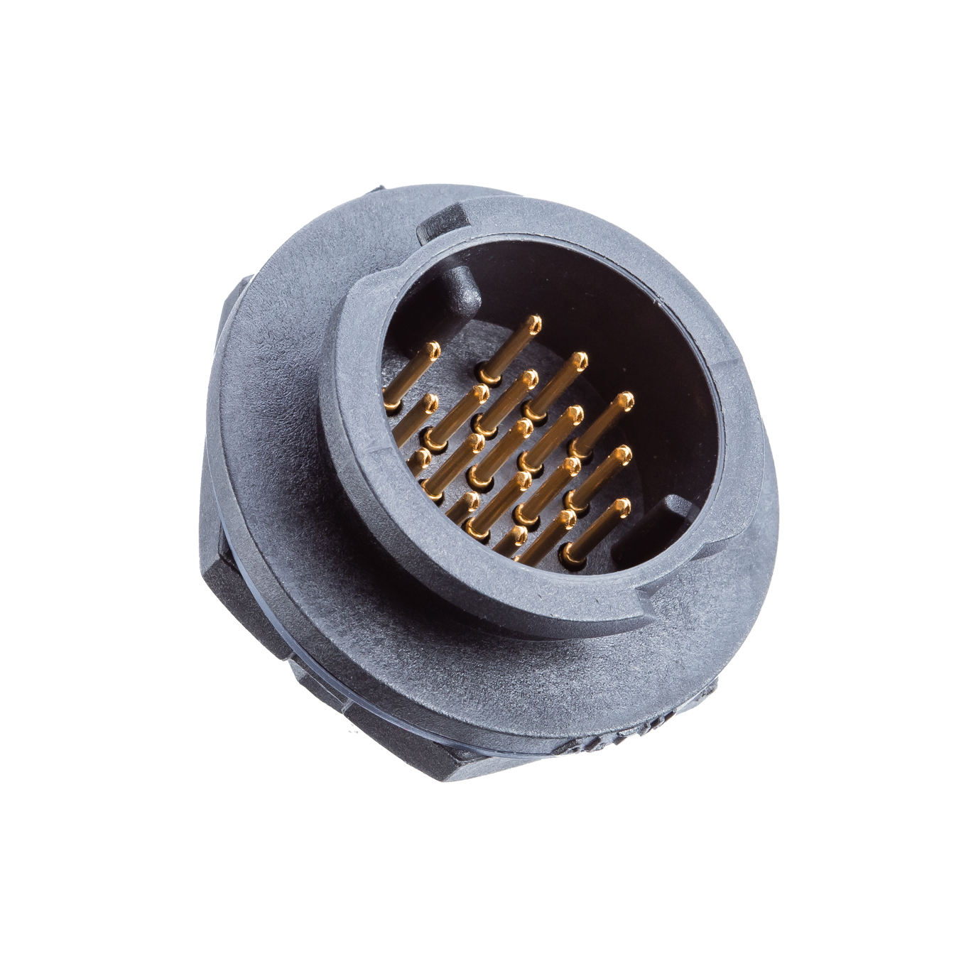 Amphenol Industrial Circular Connector, 5 Contacts, Rear, Standard Connector, Plug, Male, IP68, X-LOK Series