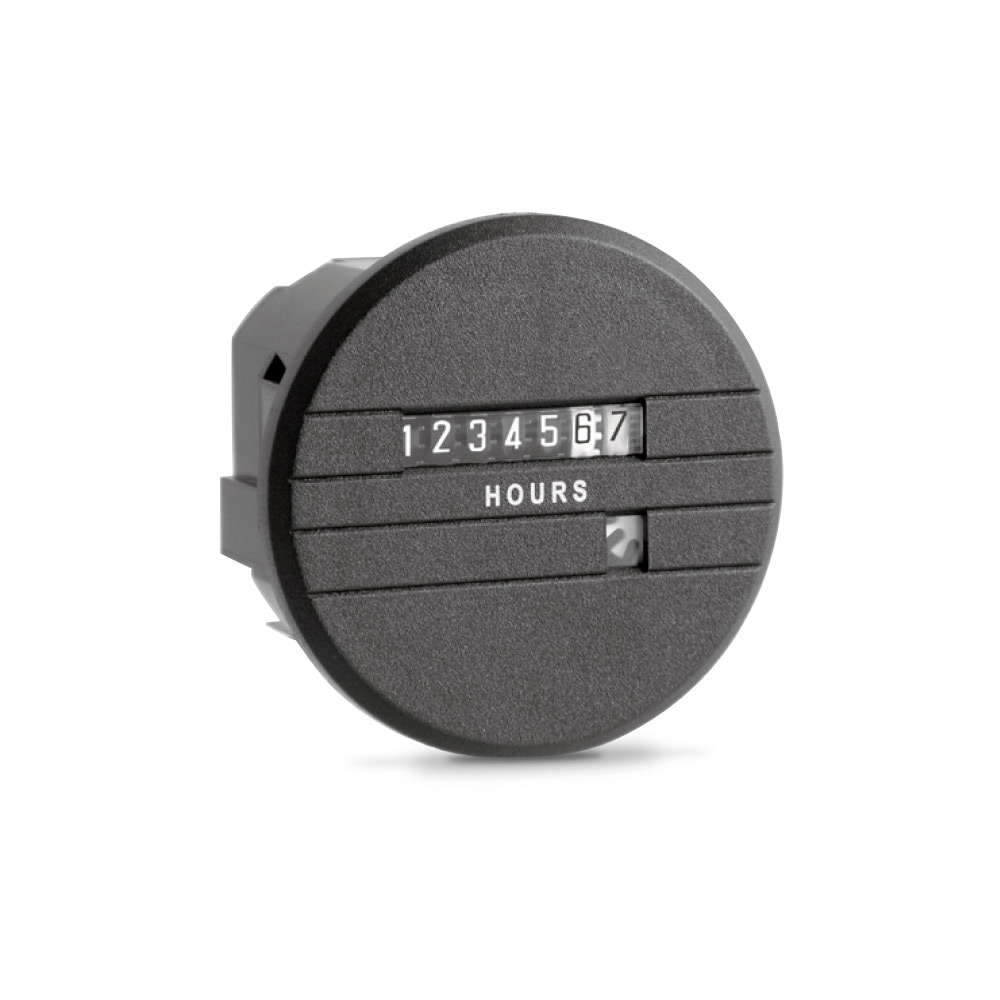 Trumeter 711 Hour Meter, 7 Digit Analogue, 60Hz, 115 V ac