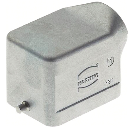 HARTING Han EMC Heavy Duty Power Connector Hood, M20 x 1.5 Thread, Side Entry