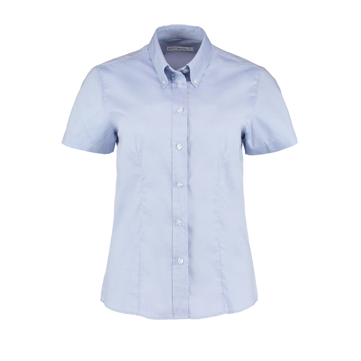 Blouse Oxford Short Sleeve Light Blue -