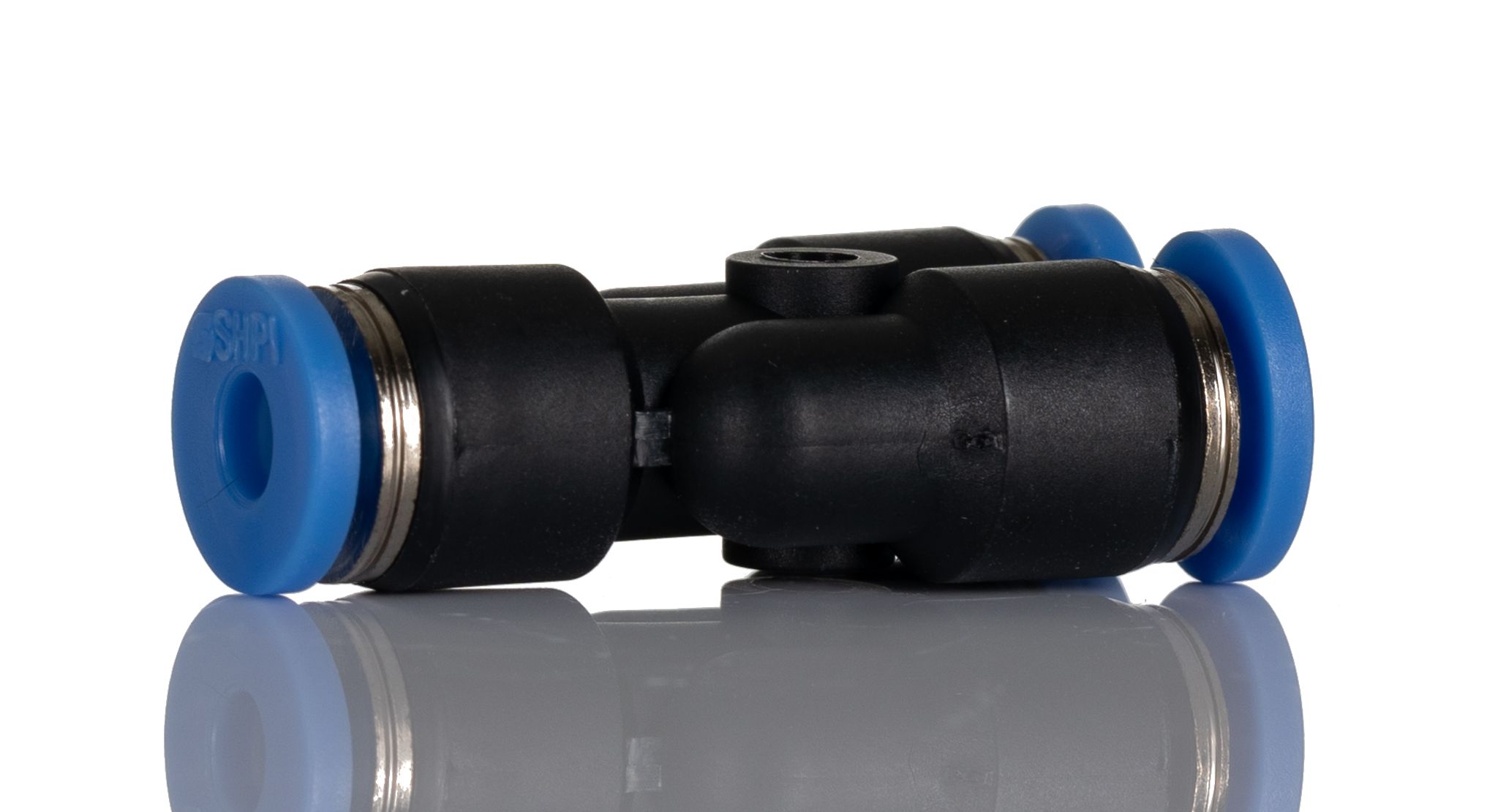 RS PRO Y Tube-to-Tube Adaptor, Push In 4 mm to Push In 4 mm, Tube-to-Tube Connection Style