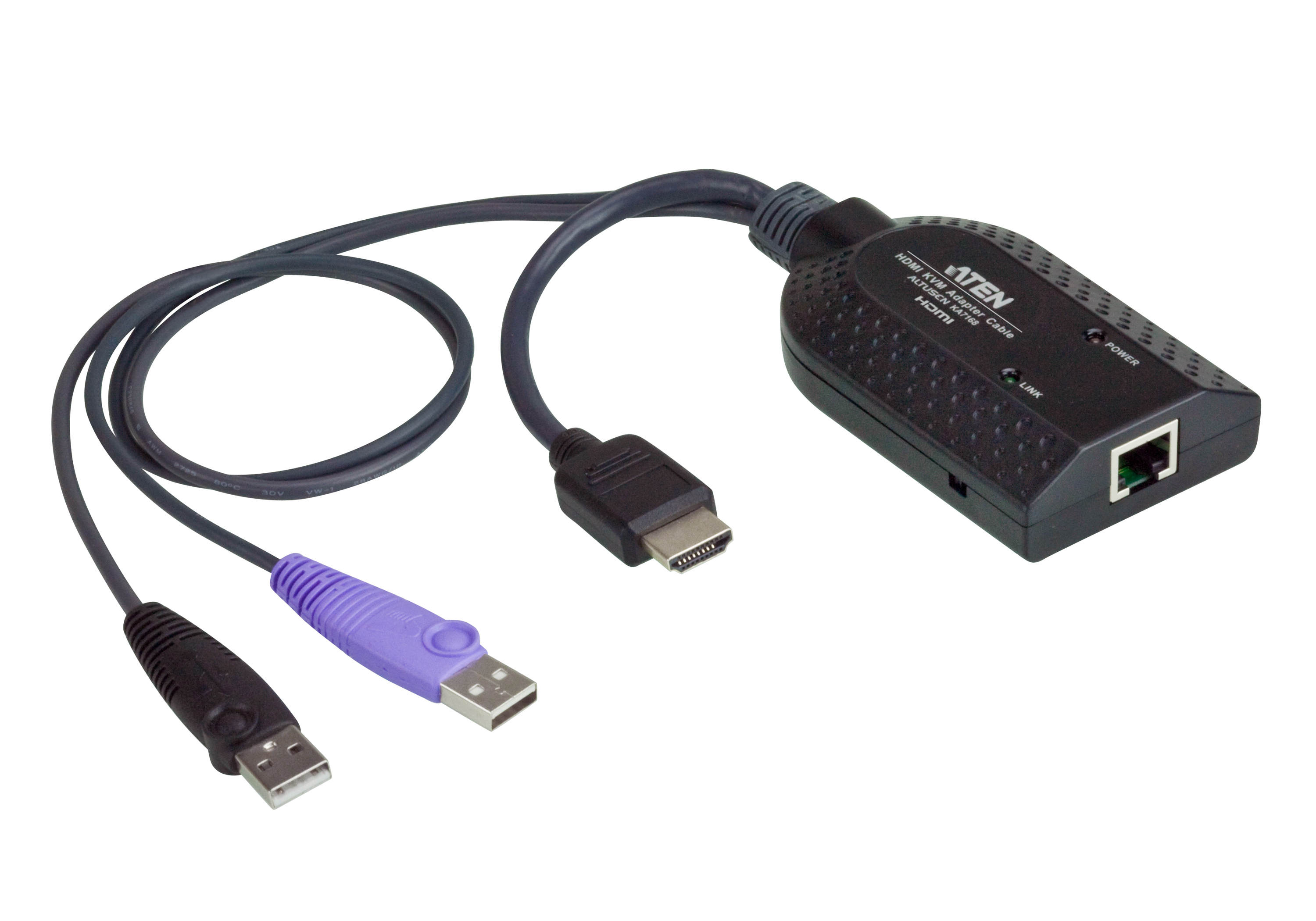 Aten USB A to HDMI Adapter, 1 Supported Display(s) - 1920 x 1200