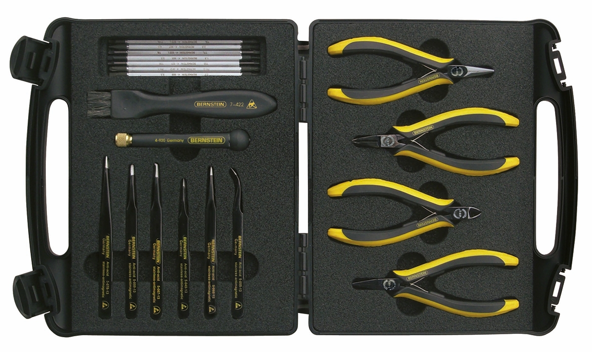 Bernstein 20 Piece ESD Tool Kit with Case, Yes