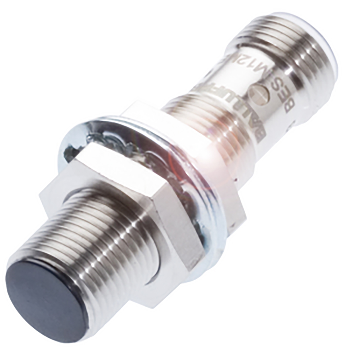BALLUFF Inductive Threaded Barrel Proximity Sensor, M12, 2 mm Detection, PNP NC, 10 → 30 V dc