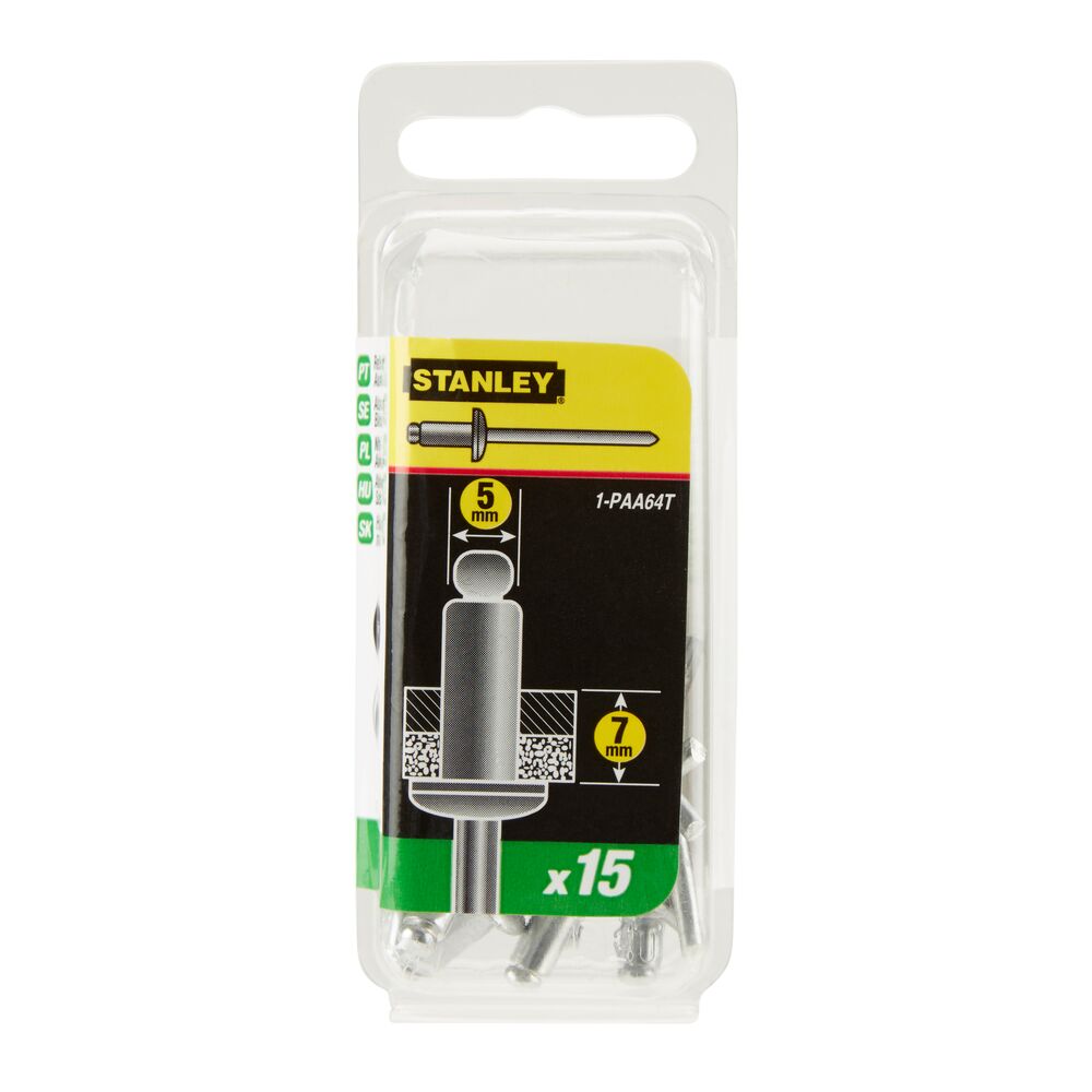 Stanley Aluminium Rivet Set Rivet, 5mm