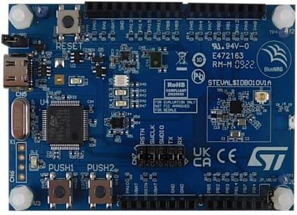 STMicroelectronics Evaluation Platform Based On the BlueNRG-LP System-On-Chip Evaluation Board for BlueNRG-LP