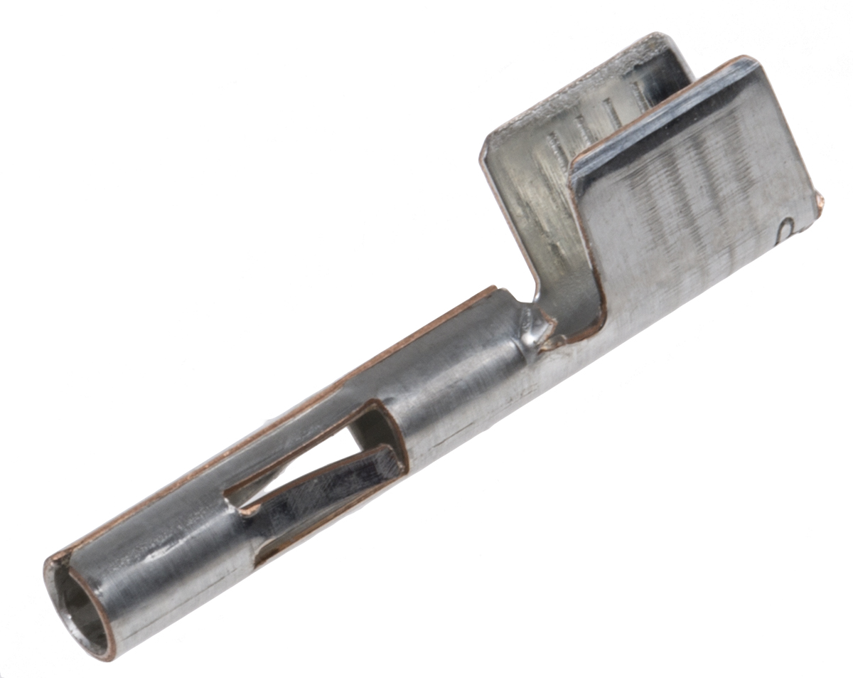 TE Connectivity Universal MATE-N-LOK Series Female Crimp Terminal, 12AWG Min, 10AWG Max