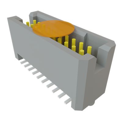 Samtec TFM Series Vertical Surface, Through Hole PCB Header, 20 Contact(s), 1.27 mm Pitch, 2 Row, Shrouded