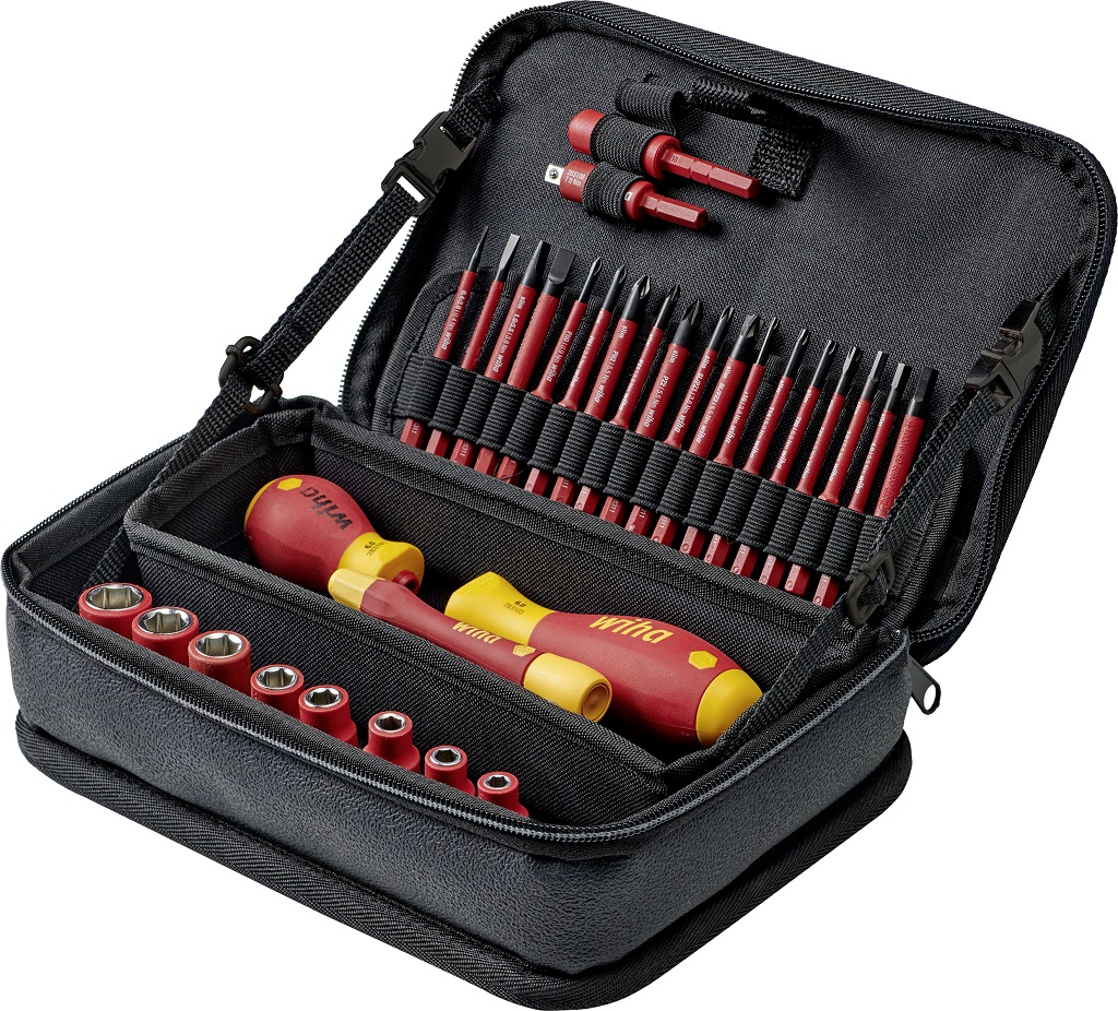 Wiha 32 Piece Electrician Tool Kit with Bag
