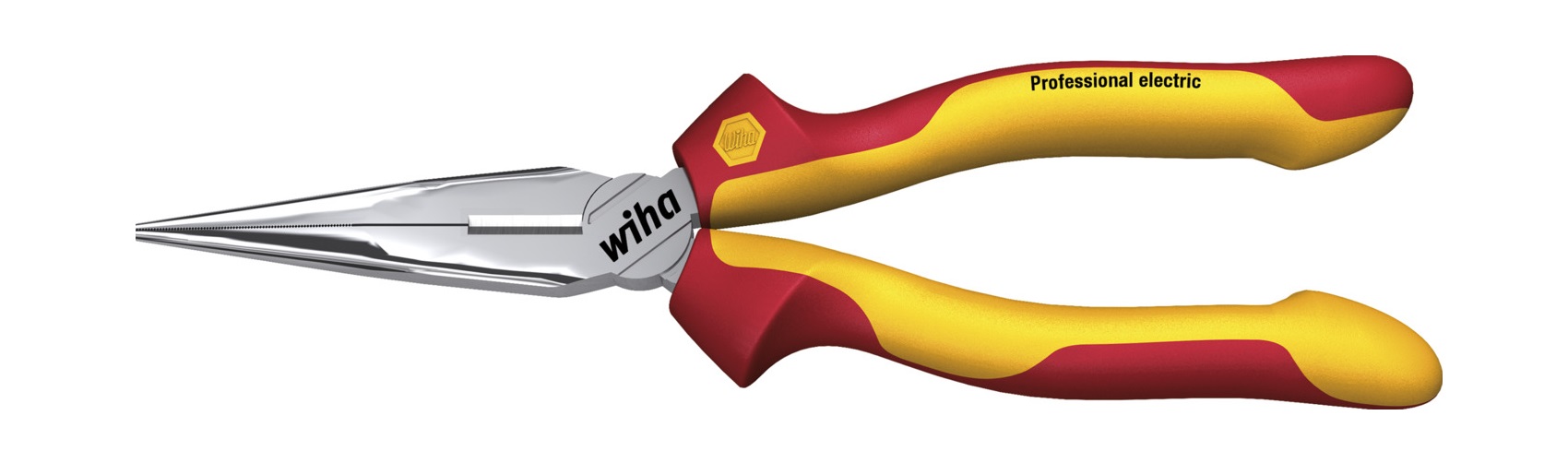 Wiha Z05016006SB Nose pliers, 160 mm Overall, Straight Tip
