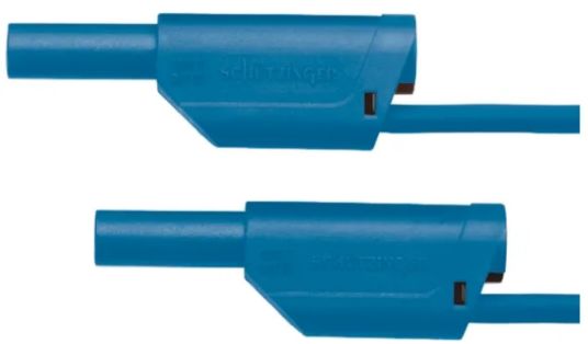 Schutzinger Test lead, 32A, 1kV, Blue, 2m Lead Length