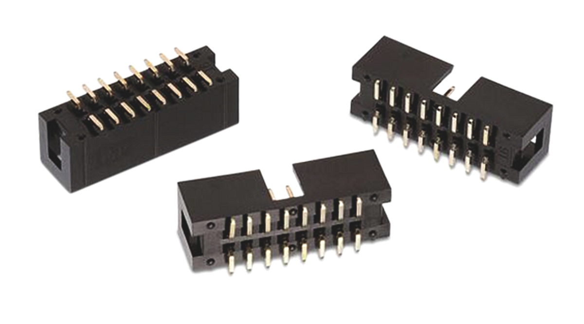 Wurth Elektronik WR-BHD Series Straight Surface PCB Header, 8 Contact(s), 2.54 mm Pitch, 2 Row, Shrouded