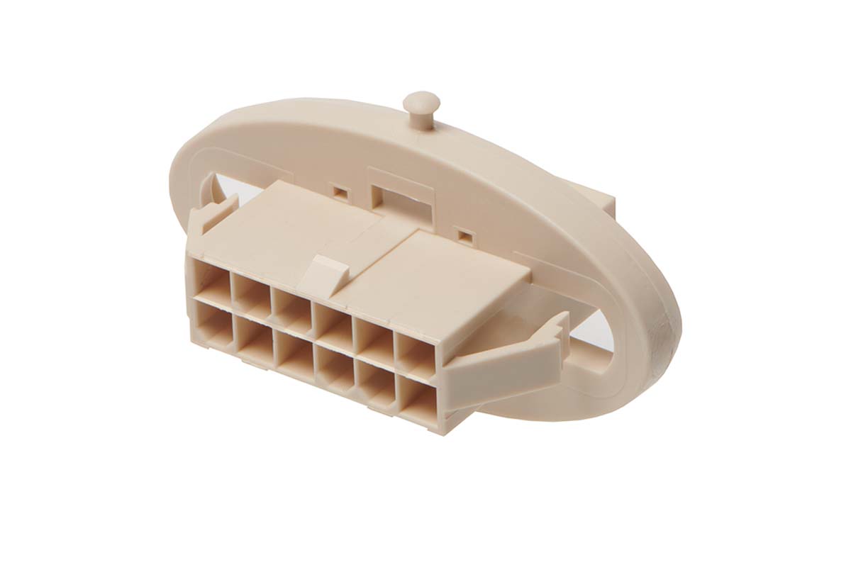 Molex, 207017 Female Crimp Connector Housing, 4.2mm Pitch, 8 Way, 2 Row