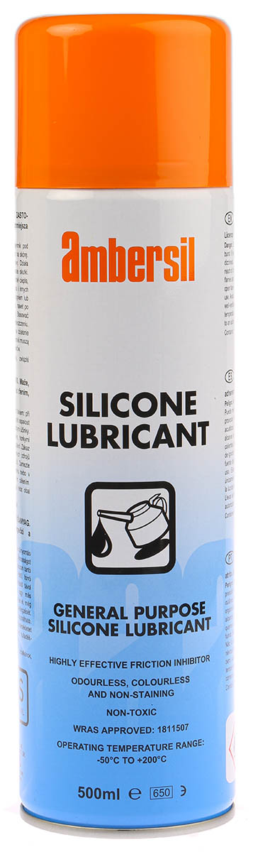 Ambersil Silicone LUBRICANT Silicone Lubricant 500 ml Aerosol